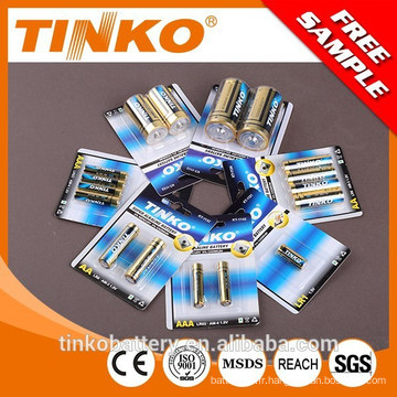 Shenzhen TINKO super taille de pile alcaline AAA 1, 5V